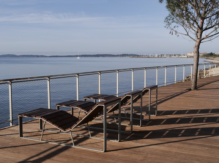 promenade bord de mer Hyères