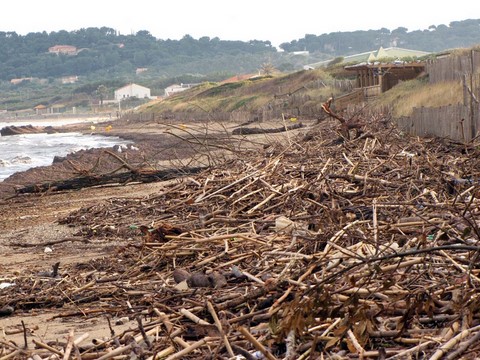 Tempête d'est à Hyères