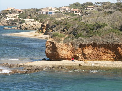 falaise en poudingue à Hyères