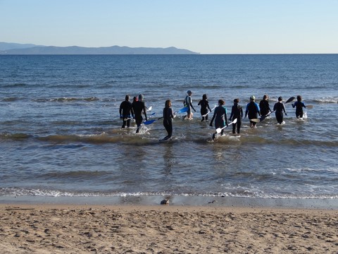 marche en mer à Hyères