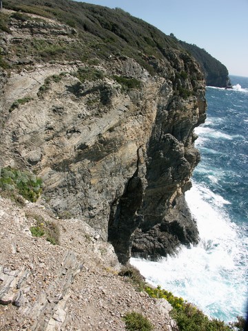 sur le sentier littoral de Hyères